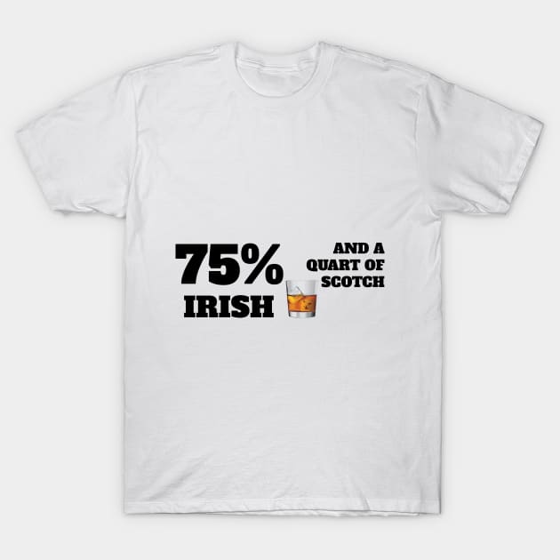 75% Irish T-Shirt by BarlingRob